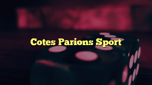 Cotes Parions Sport